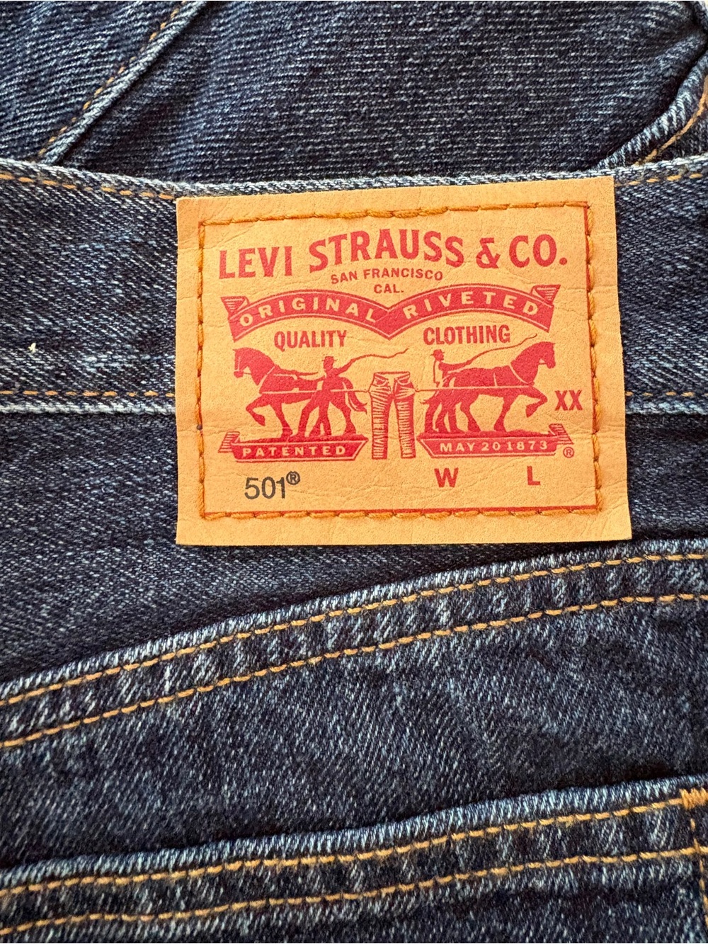 Levi's 501 Denim Shorts - Picture 8 of 14